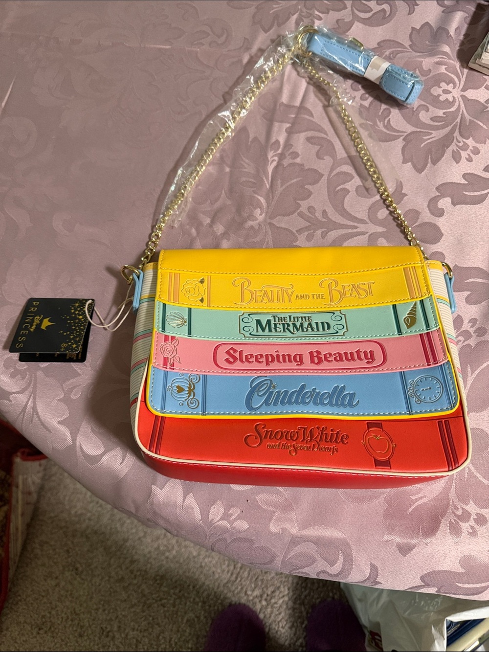 Disney Princess Storybook Crossbody Bag - Multicolor